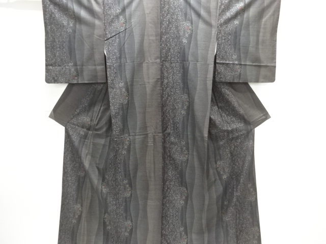 Japanese Kimono / Tsumugi Omeshi Silk
